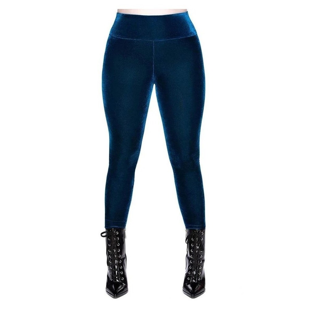Killstar Hematite Leggings Sapphire blue